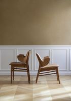 Billede af Warm Nordic Gesture Lounge Chair SH: 46 cm - Teak/Camel