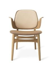 Billede af Warm Nordic Gesture Lounge Chair SH: 46 cm - Oak/Nature/Latte