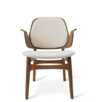 Billede af Warm Nordic Gesture Lounge Chair SH: 46 cm - Teak/Cream