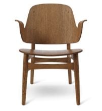 Billede af Warm Nordic Gesture Lounge Chair SH: 46 cm - Teak