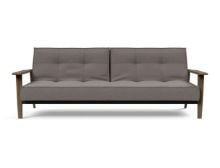 Billede af Innovation Living Splitback Frej Sofa Bed B: 232 cm - Smoked Oak/521 Mixed Dance Grey