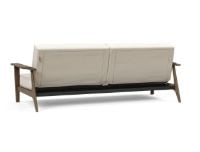 Billede af Innovation Living Splitback Frej Sofa Bed B: 232 cm - Smoked Oak/531 Bouclé Off White 