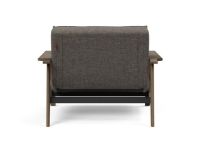 Billede af Innovation Living Splitback Frej Chair B: 112 cm - Smoked Oak/216 Flashtex Dark Grey