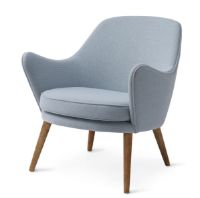Billede af Warm Nordic Dwell Lounge Chair SH: 46 cm - Minty Grey 