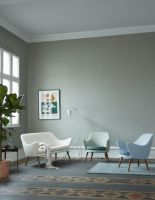 Billede af Warm Nordic Dwell Lounge Chair SH: 46 cm - Light Cyan