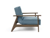 Billede af Innovation Living Splitback Frej Chair B: 112 cm - Smoked Oak/525 Mixed Dance Light Blue 
