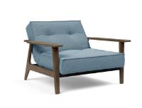 Billede af Innovation Living Splitback Frej Chair B: 112 cm - Smoked Oak/525 Mixed Dance Light Blue 