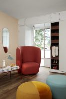 Billede af Warm Nordic Haven Lounge Chair SH: 40 cm - Petrol