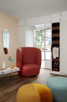 Billede af Warm Nordic Haven Lounge Chair SH: 40 cm - Coral