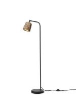 Billede af New Works Material Floor Lamp H: 125 cm - Mixed Cork/Black base