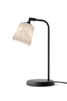 Billede af New Works Material Table Lamp H: 45 cm - White Marble/Black base