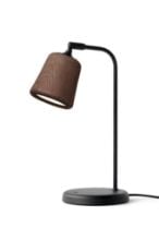 Billede af New Works Material Table Lamp H: 45 cm - Smoked Oak/Black base