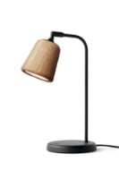 Billede af New Works Material Table Lamp H: 45 cm - Natural Oak/Black base