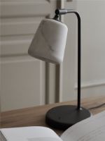 Billede af New Works Material Table Lamp H: 45 cm - Natural Oak/Black base