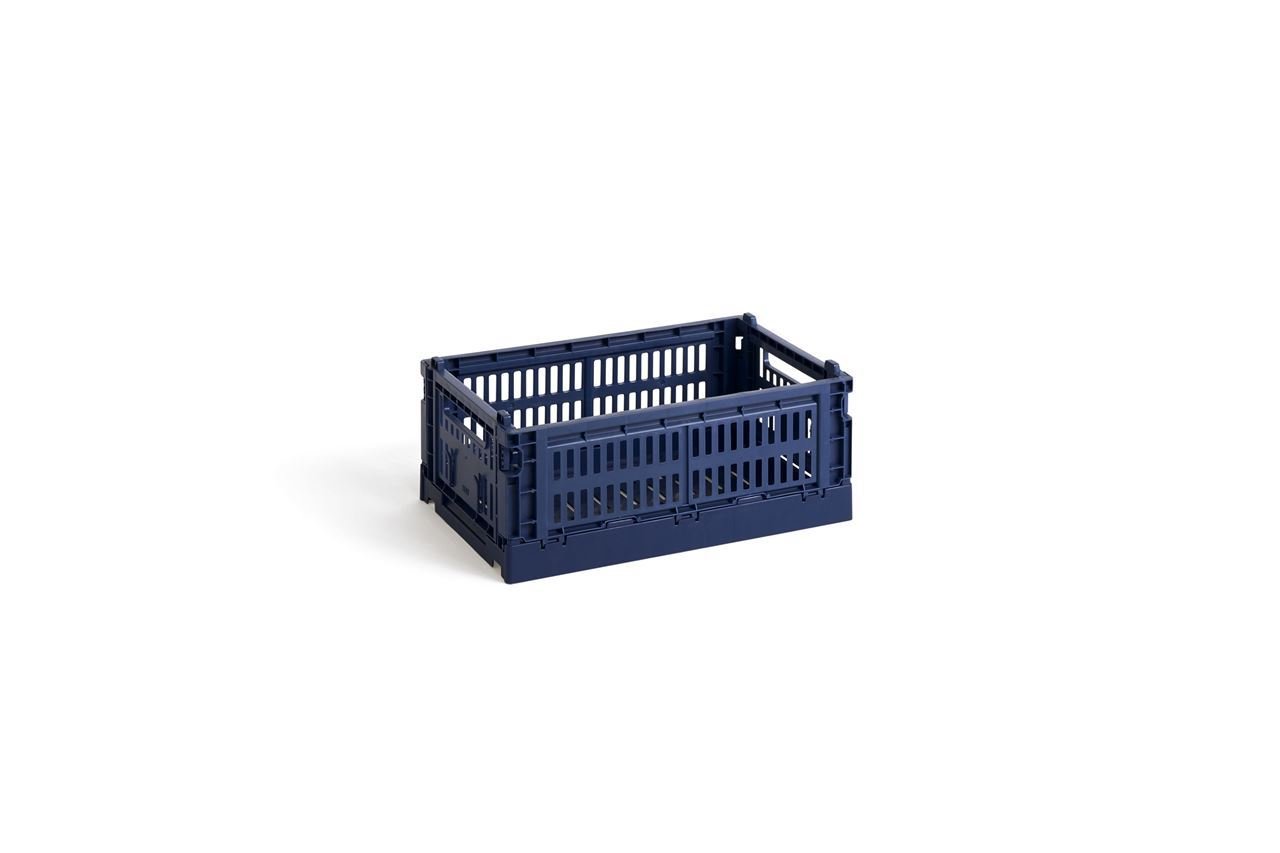Billede af HAY Colour Crate Recycled S 10,5x17x26,5 cm - Dark Blue