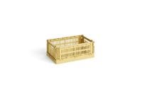Billede af HAY Colour Crate Recycled S 10,5x17x26,5 cm - Golden Yellow