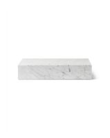 Billede af Audo Copenhagen Plinth Grande H: 27,5 cm - White Marble Carrara