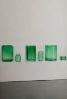 Billede af Louise Roe Jewel Vase Glass H: 26 cm - Green