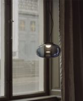 Billede af New Works Karl-Johan Pendant Lamp Small - Smoked Glass
