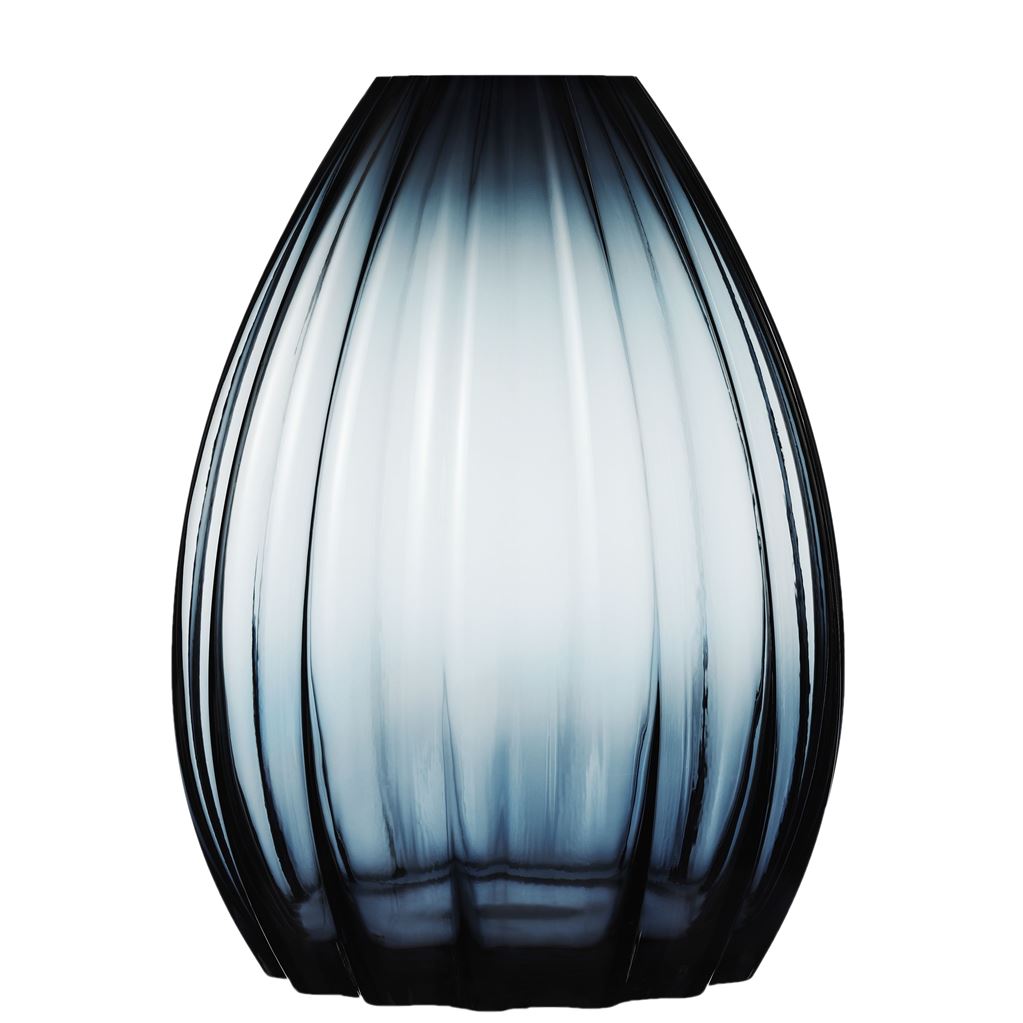 Billede af Holmegaard 2Lips Vase H: 45 cm - Mørk Blå 