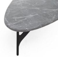 Billede af Wendelbo Floema Ovalt Sofabord L: 150 cm - Grå marmor