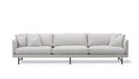 Billede af Fredericia Furniture 5623 Calmo 3 Pers. Sofa L: 250 cm - Ruskin 10/Sort Metal