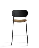Billede af Audo Copenhagen Co Counter Chair Veneer Seat Upholstered SH: 68,5 cm - Black Oak/Audo Copenhagen Bouclé 06