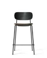 Billede af Audo Copenhagen Co Counter Chair Veneer Seat Upholstered SH: 68,5 cm - Black Oak/Moss 001