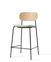 Billede af Audo Copenhagen Co Counter Chair Veneer Seat Upholstered SH: 68,5 cm - Natural Oak/Moss 0004