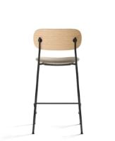 Billede af Audo Copenhagen Co Counter Chair Veneer Seat Upholstered SH: 68,5 cm - Natural Oak/Moss 0004