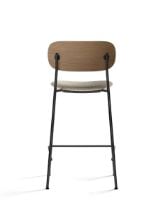 Billede af Audo Copenhagen Co Counter Chair Veneer Seat Upholstered SH: 68,5 cm - Dark Stained Oak/Moss 0004