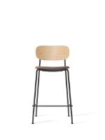 Billede af Audo Copenhagen Co Counter Chair Veneer Seat Upholstered SH: 68,5 cm - Natural Oak/Reflect 0344 