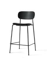 Billede af Audo Copenhagen Co Counter Chair Veneer Seat Upholstered SH: 68,5 cm - Black Oak/Dakar 0842 