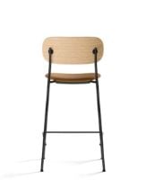 Billede af Audo Copenhagen Co Counter Chair Veneer Seat Upholstered SH: 68,5 cm - Natural Oak/Dakar 0250