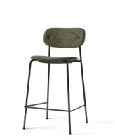 Billede af Audo Copenhagen Co Counter Chair Veneer Full Upholstered SH: 68,5 cm - Moss 0001