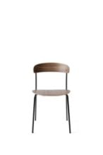 Billede af New Works Missing Chair SH: 46 cm - Walnut/Black