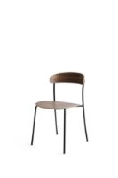Billede af New Works Missing Chair SH: 46 cm - Walnut/Black