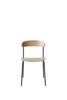 Billede af New Works Missing Chair SH: 46 cm - Oak/Black