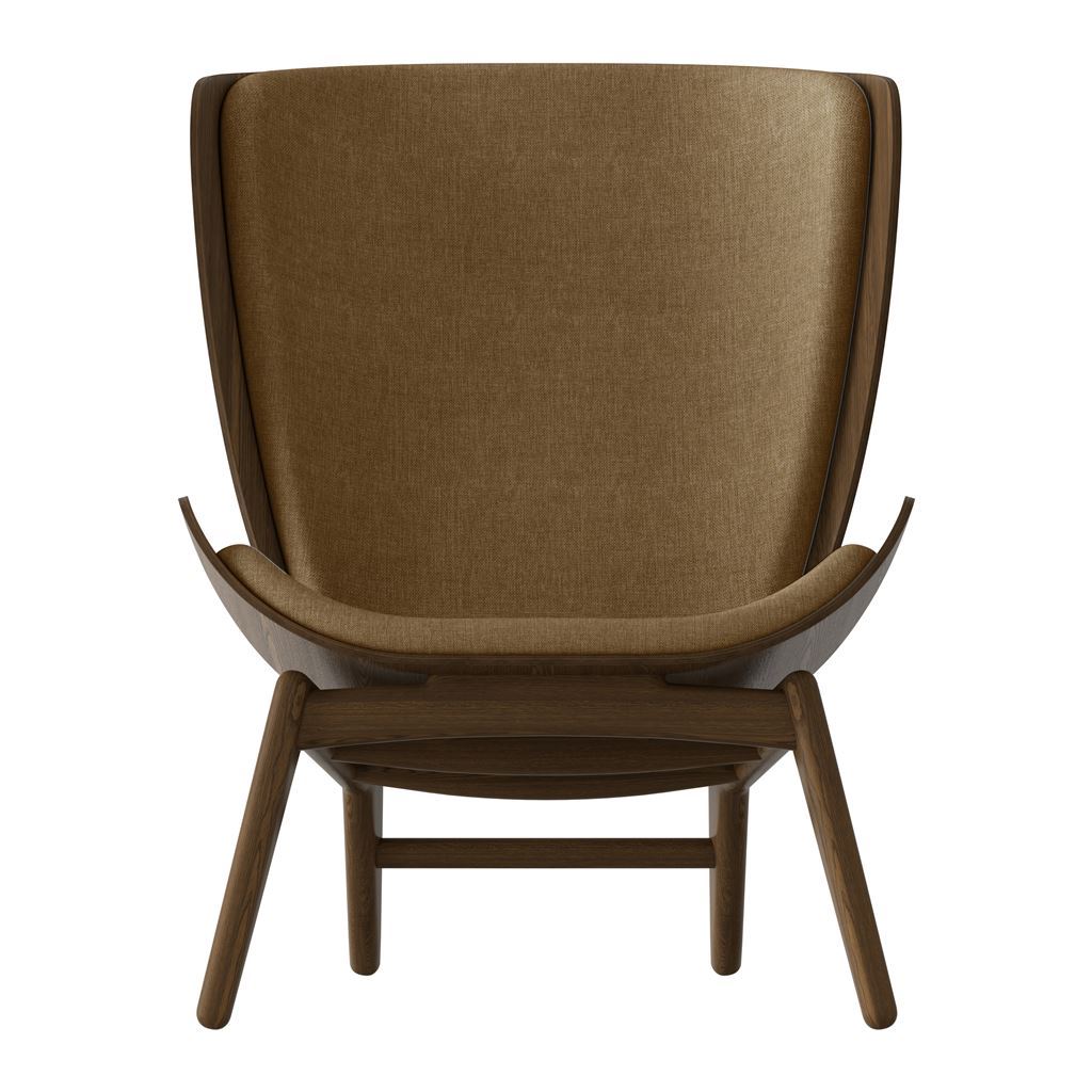 Billede af Umage The Reader Wing Chair SH: 43 cm - Sugar Brown/Mørk Eg