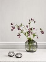 Billede af Holmegaard Primula Oval Vase H: 17,5 cm - Smoke 