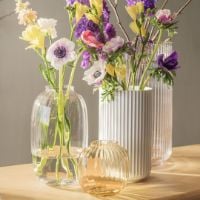 Billede af Holmegaard Primula Oval Vase H: 12,5 cm - Amber