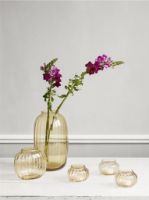 Billede af Holmegaard Primula Oval Vase H: 12,5 cm - Amber