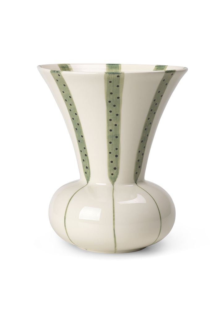 Billede af Kähler Signature Vase H: 20 cm - Grøn