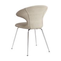 Billede af Umage Time Flies Chair SH: 44 cm - White Sands/Chrome