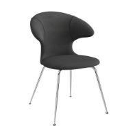 Billede af Umage Time Flies Chair SH: 44 cm - Shadow/Chrome
