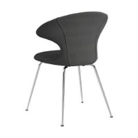 Billede af Umage Time Flies Chair SH: 44 cm - Shadow/Chrome