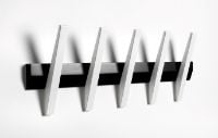 Billede af Hoigaard Tangent-5 Knagerække B: 64 cm - Sort/Hvid