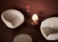 Billede af Fredericia Furniture 6755 Pal Sidebord 44x45 cm - Valnød/Rustfrit Stål