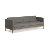 Billede af Swedese Madison 3 pers. Sofa med Knapper B: 210 cm - Olieret Eg/Main Line Flax 26