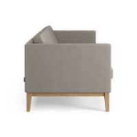 Billede af Swedese Madison 3 pers. Sofa med Knapper B: 210 cm - Olieret Eg/Main Line Flax 02